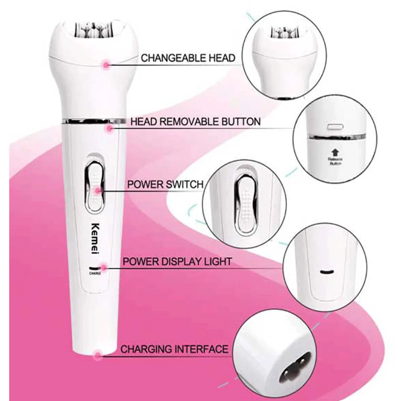 5-in-1 Beauty Grooming Tool – Precision, Power & Portability!