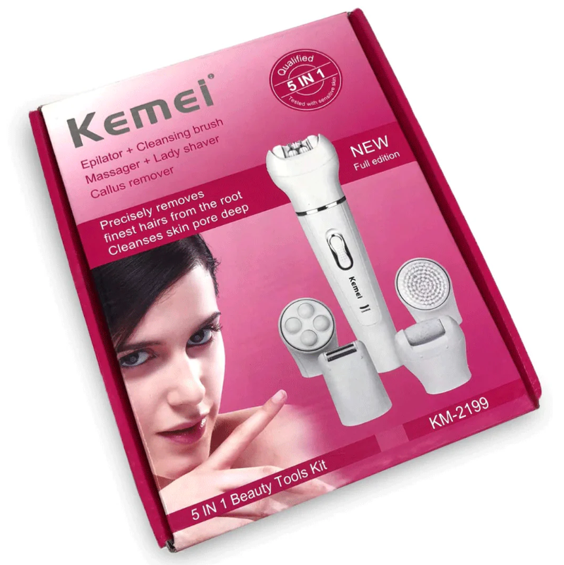 5-in-1 Beauty Grooming Tool – Precision, Power & Portability!
