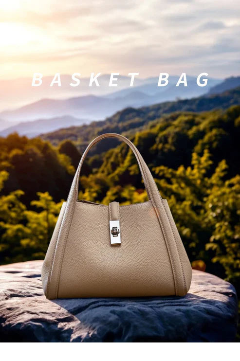 Urban Luxe Bucket Leather Handbag ā Stylish & Spacious šāØ