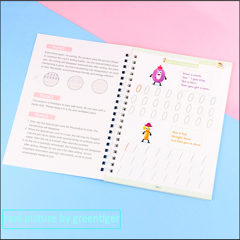 Magic Practice Book | Master Beautiful Handwriting!