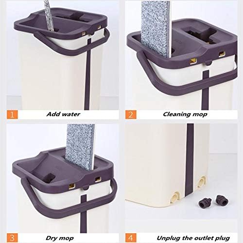 Dual-Chamber 360° Magic Mop – Deep Cleaning Made Easy! 🧼✨