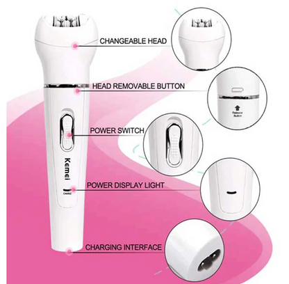 5-in-1 Beauty Grooming Tool – Precision, Power & Portability!