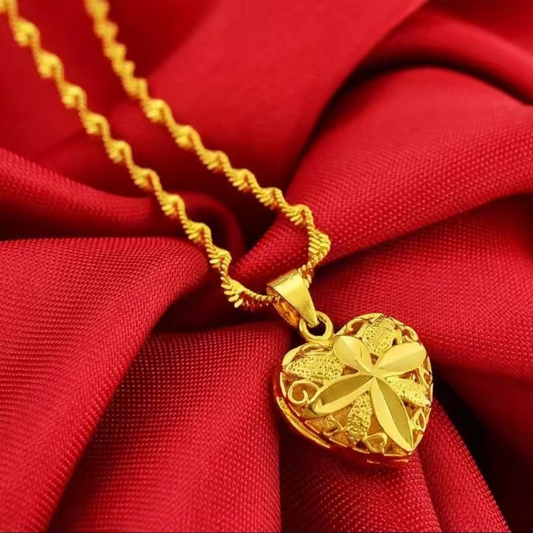 Heart-Shaped Memorial Necklace