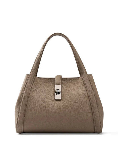 Urban Luxe Bucket Leather Handbag – Stylish & Spacious 👜✨