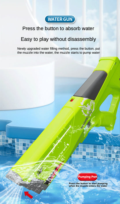 Electric Water Gun | High-Speed Firing & Long-Range Fun!